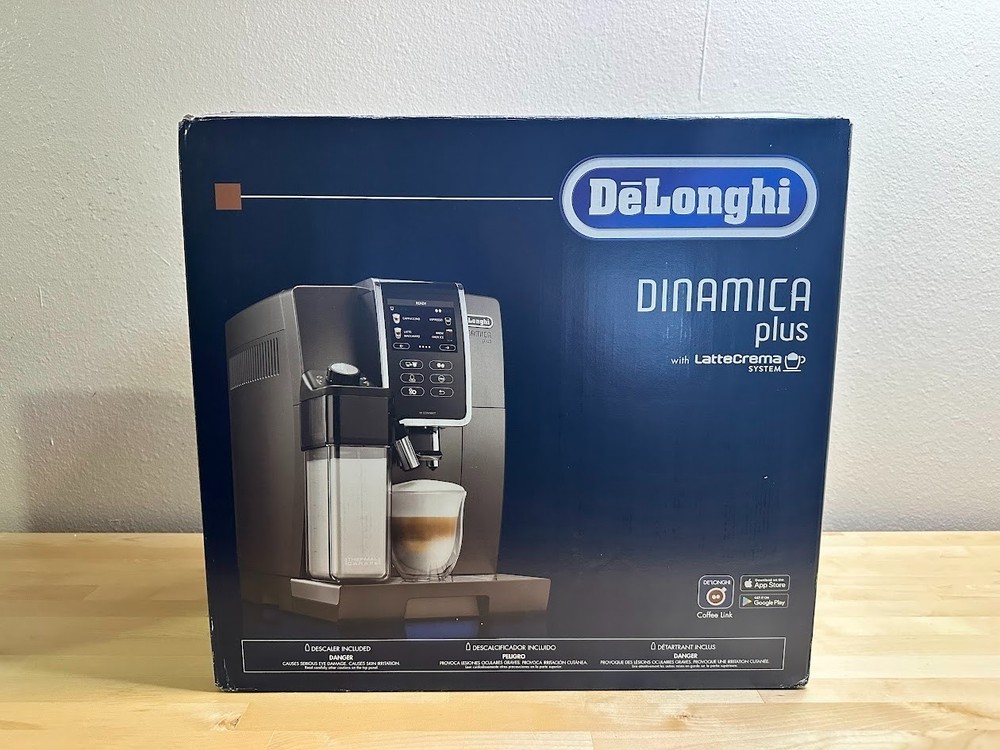De'Longhi Dinamica Plus Fully Automatic Coffee Machine - Silver