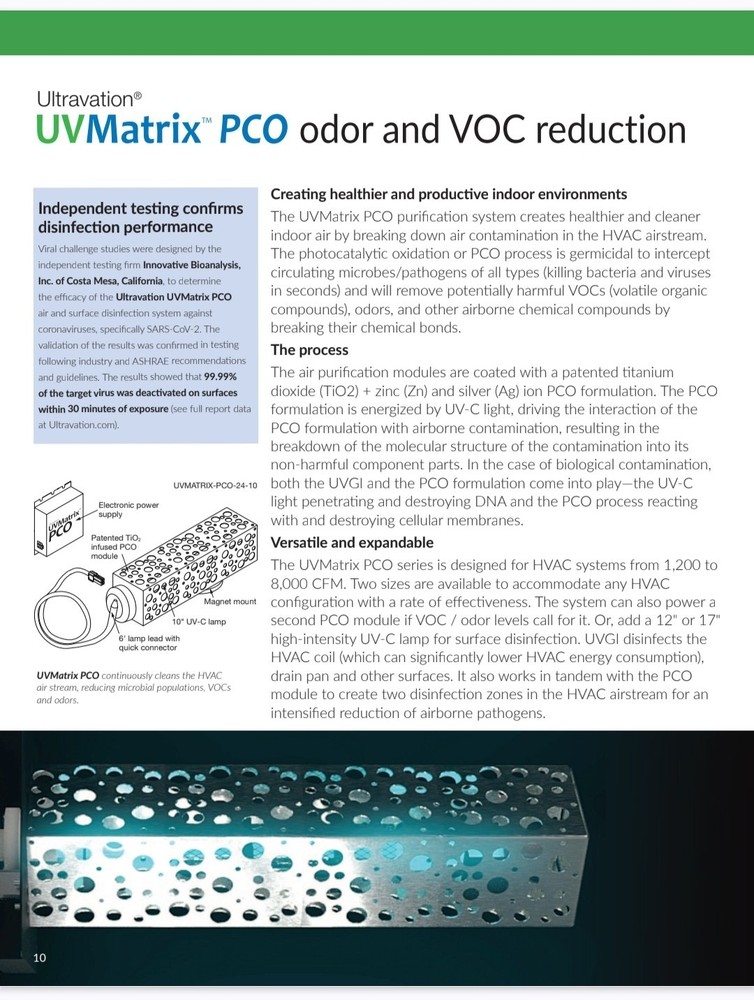 Ultravation UVMatrix PCO-24-2-10