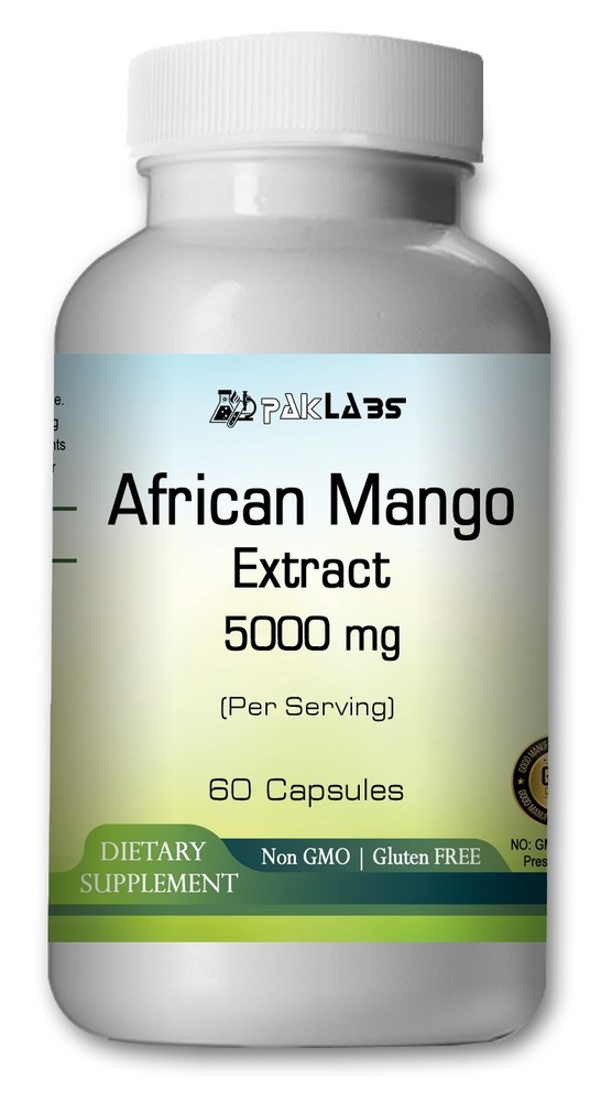 African Mango Extract Capsules 5000mg Serving - High Strength.