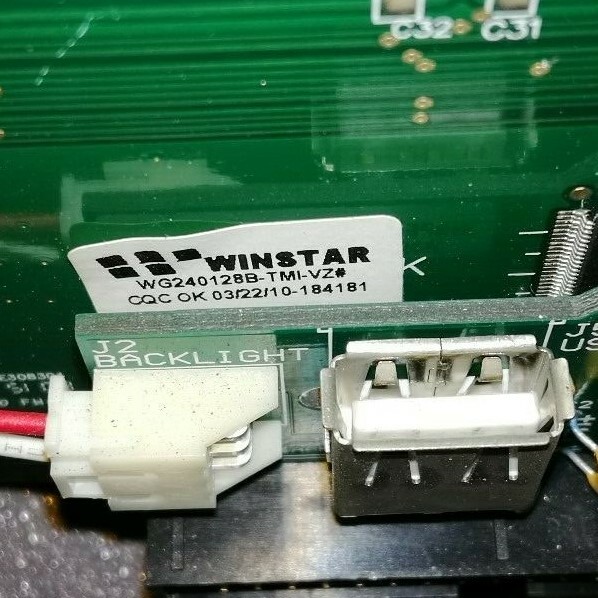 Winstar WG240128B-TMI-VZ LCD Display / C010003 LCD Interface for Ecotech E020040