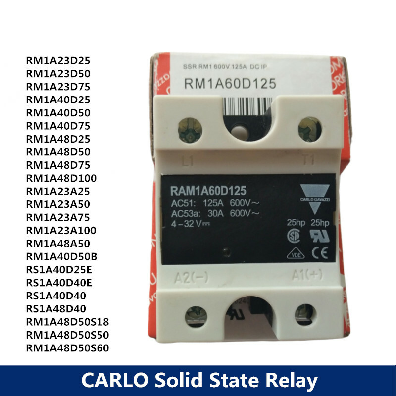CARLO Solid State Relay RM1A40D50 RM1A48D50 RM1A48D25 RM1A40D25E