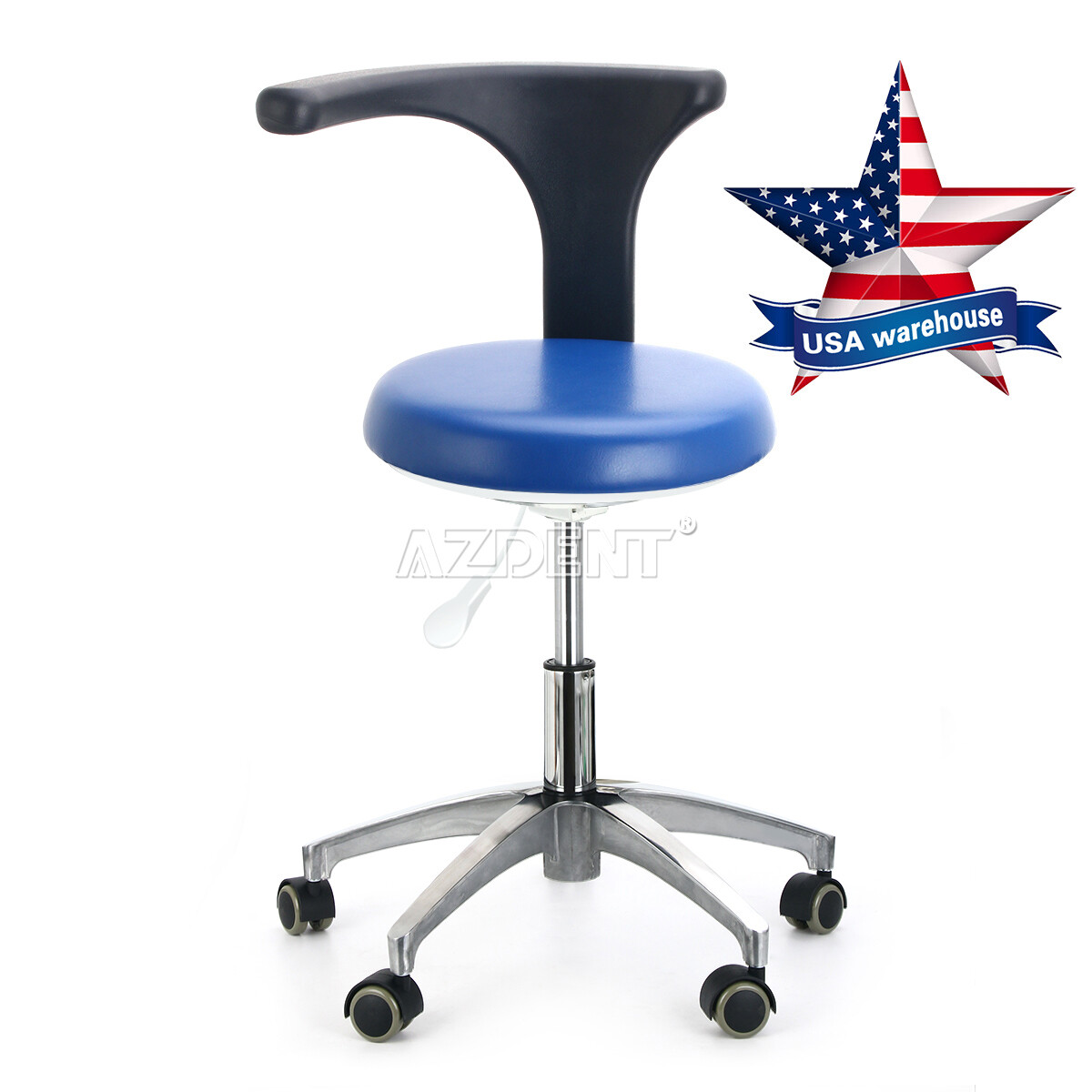 Portable Dental Delivery Unit Syringe Suction Air Compressor 4Hole /Chair /Stool