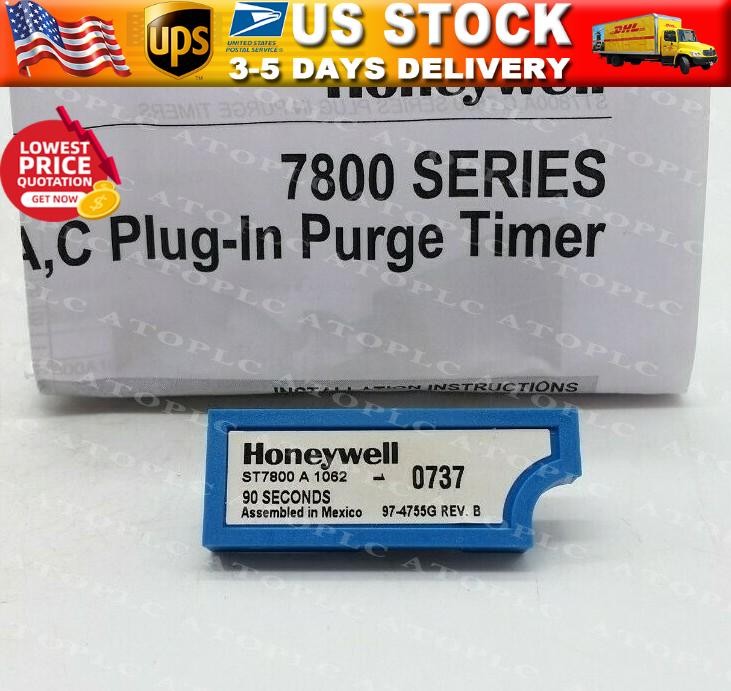 NEW IN BOX Honeywell ST7800A1062 90-Second Purge Timer