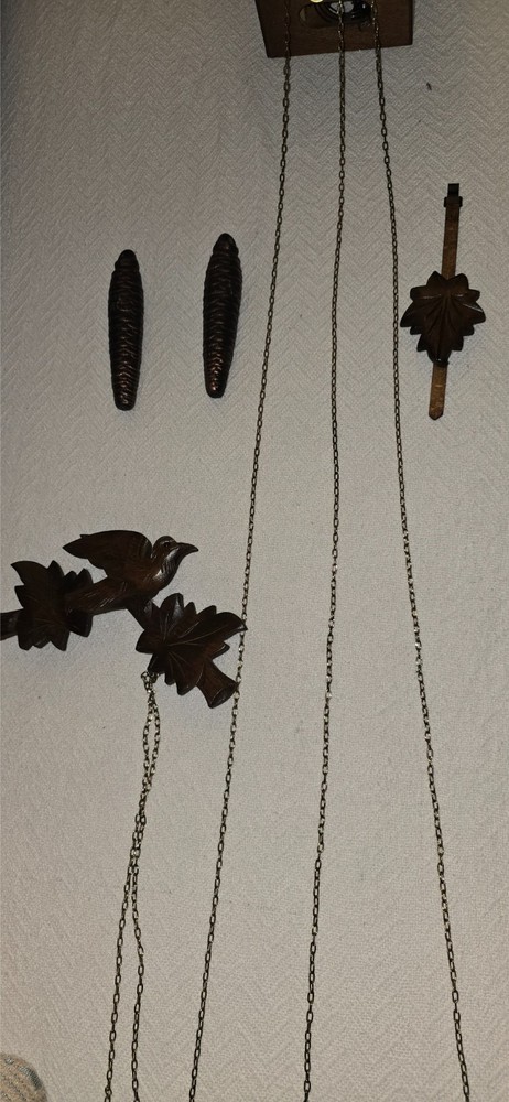 Black Forest Cuckoo Clock Titisee-Neustadt Drubba Germany 16" Authenticated