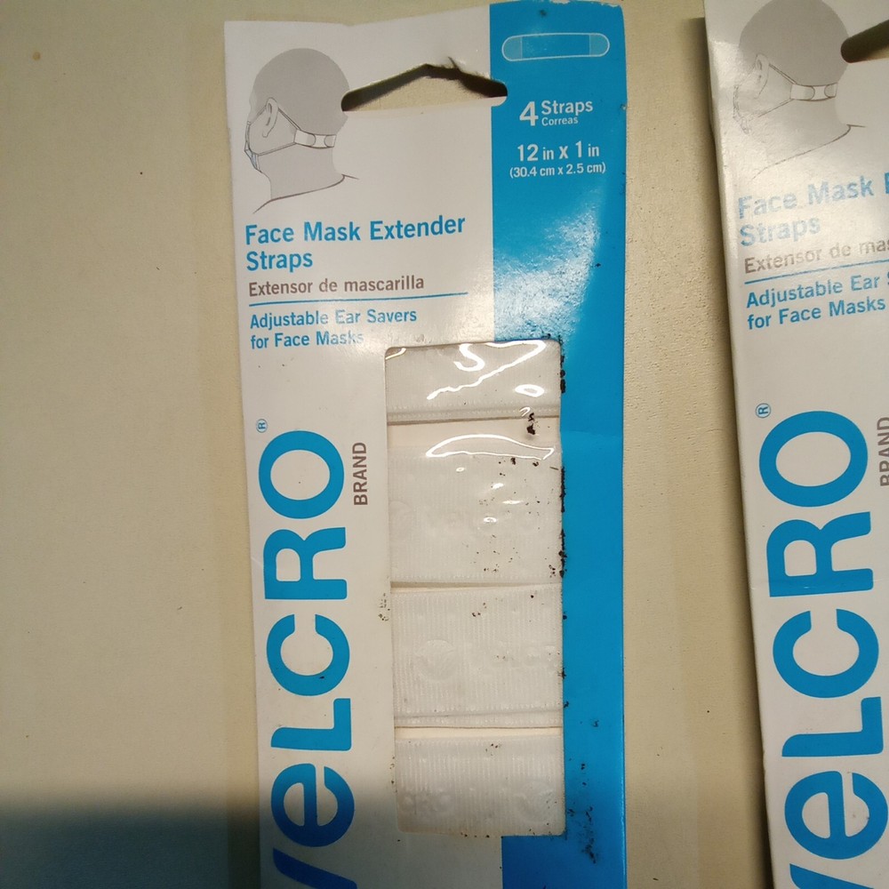 Velcro Face Mask Extender Straps 2 (4 Pack)