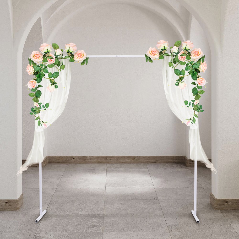 Square Wedding Arch Rack - Durable Metal Backdrop for Elegant Celebrations