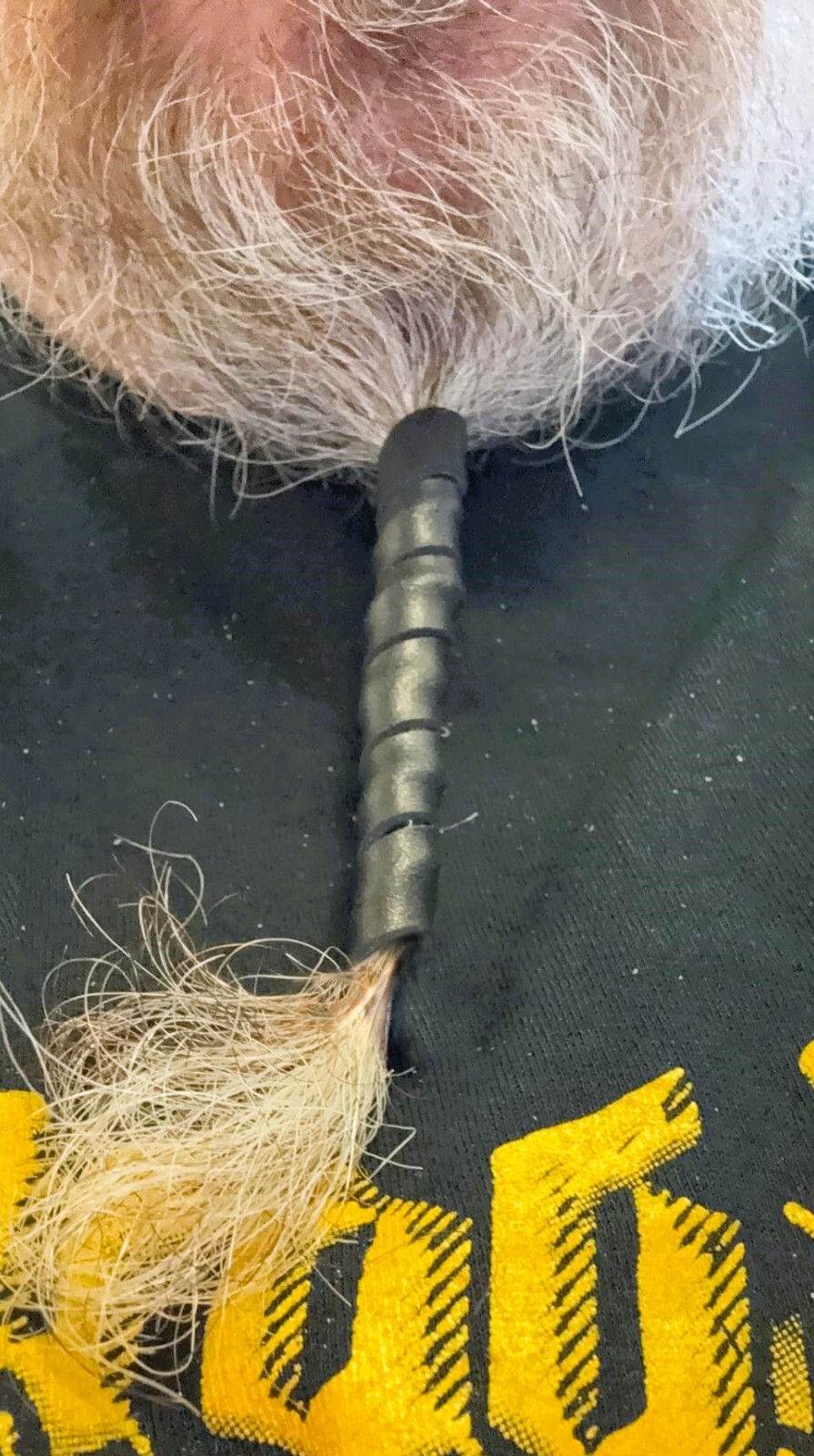 Leather Hair Dreads beads Beard Biker Dreadlocks Vicking Braiding Wrap Motorcycl