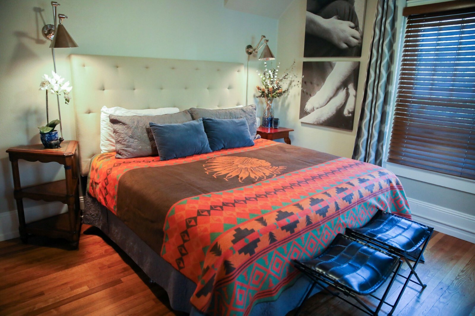 Beacon Blanket Southwestern Chief Henry Native American Design Premium Throw