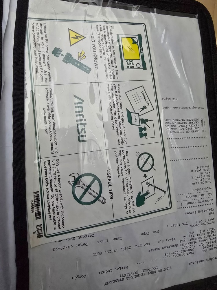 Anritsu MS2720T Spectrum Master Spectrum and Interference Analyzer