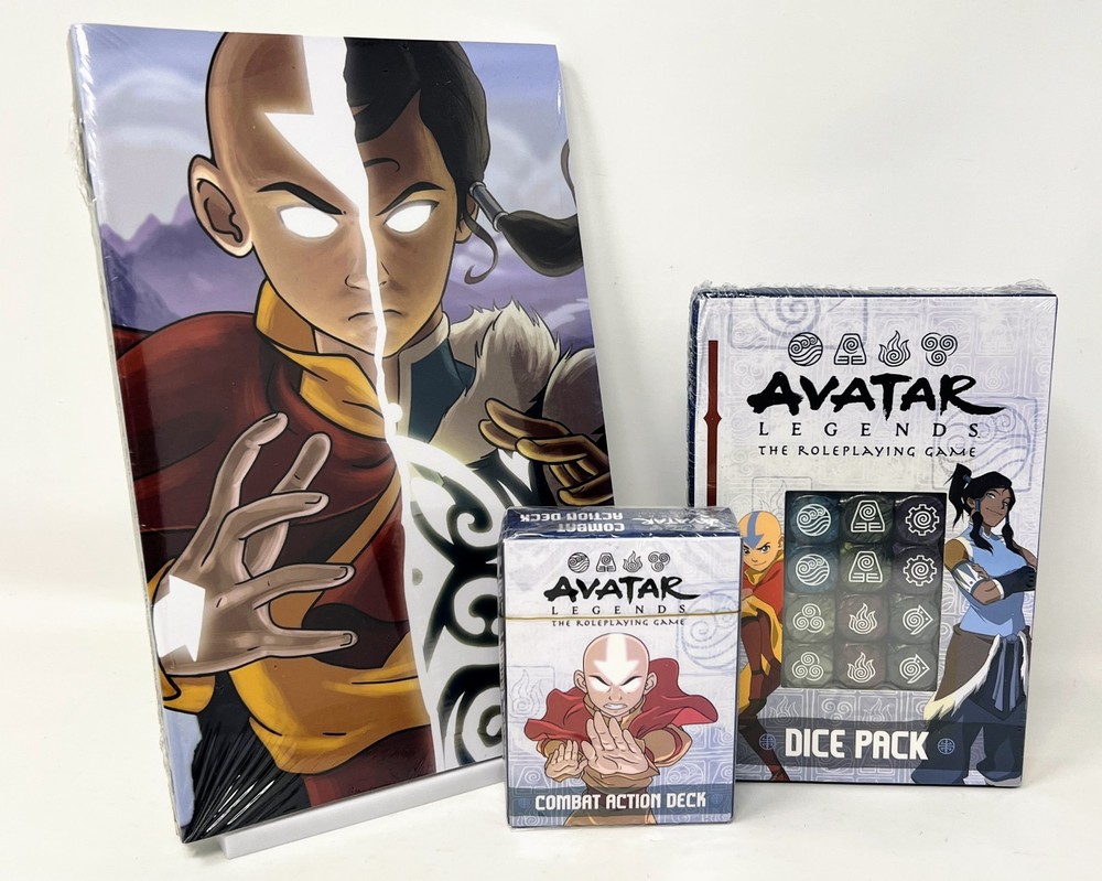Magpie Games Avatar Legends RPG Kickstarter Bundle - Core Book, Guide & Extras A
