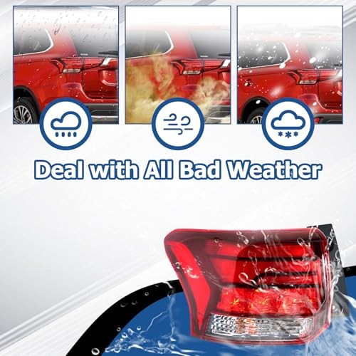 Left Side Outer Tail Light Assembly Replacement for Mitsubishi Outlander 2016