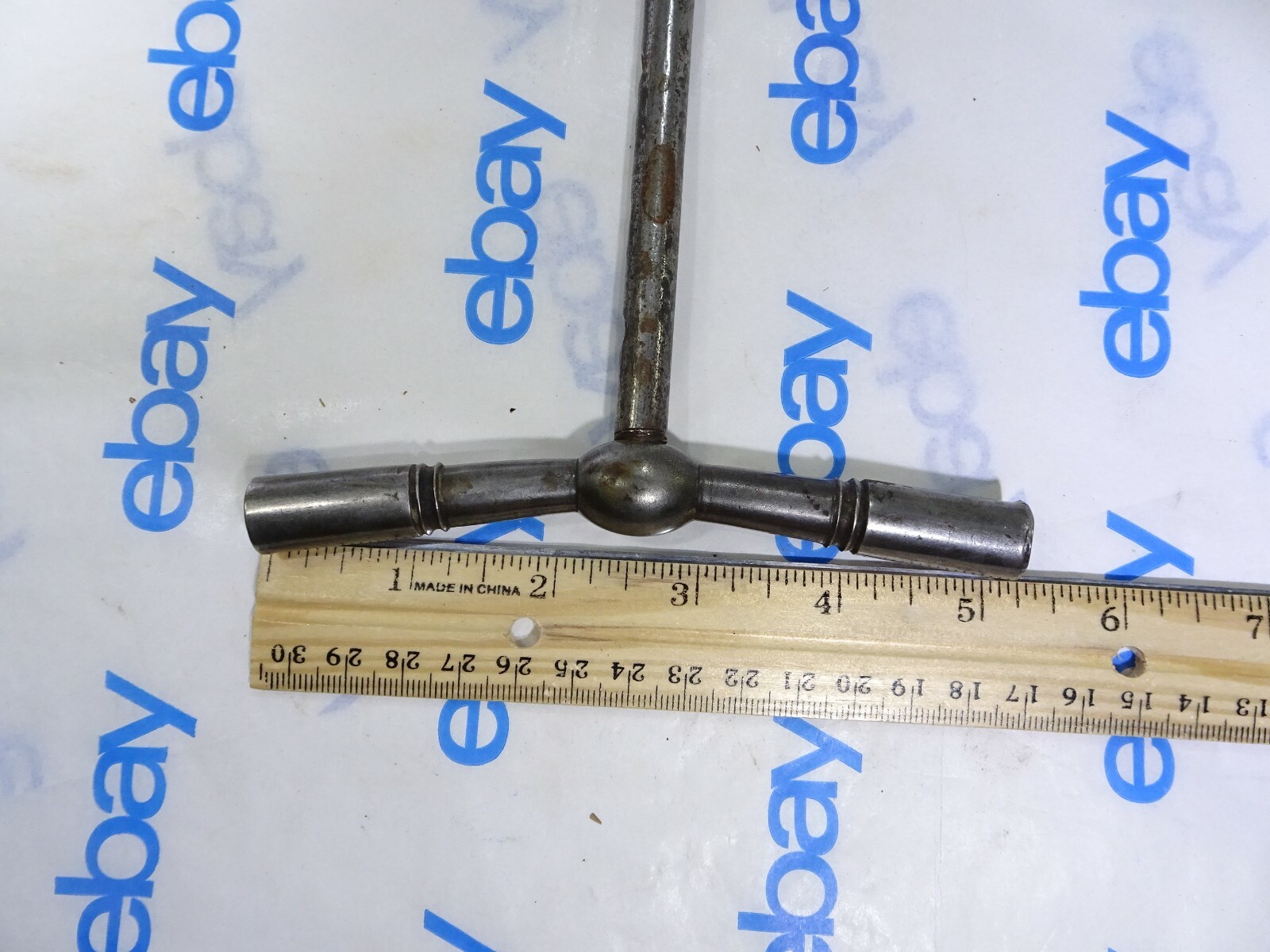 Tee Wrench Tool Unknown Farm or Music Instrument ? SN