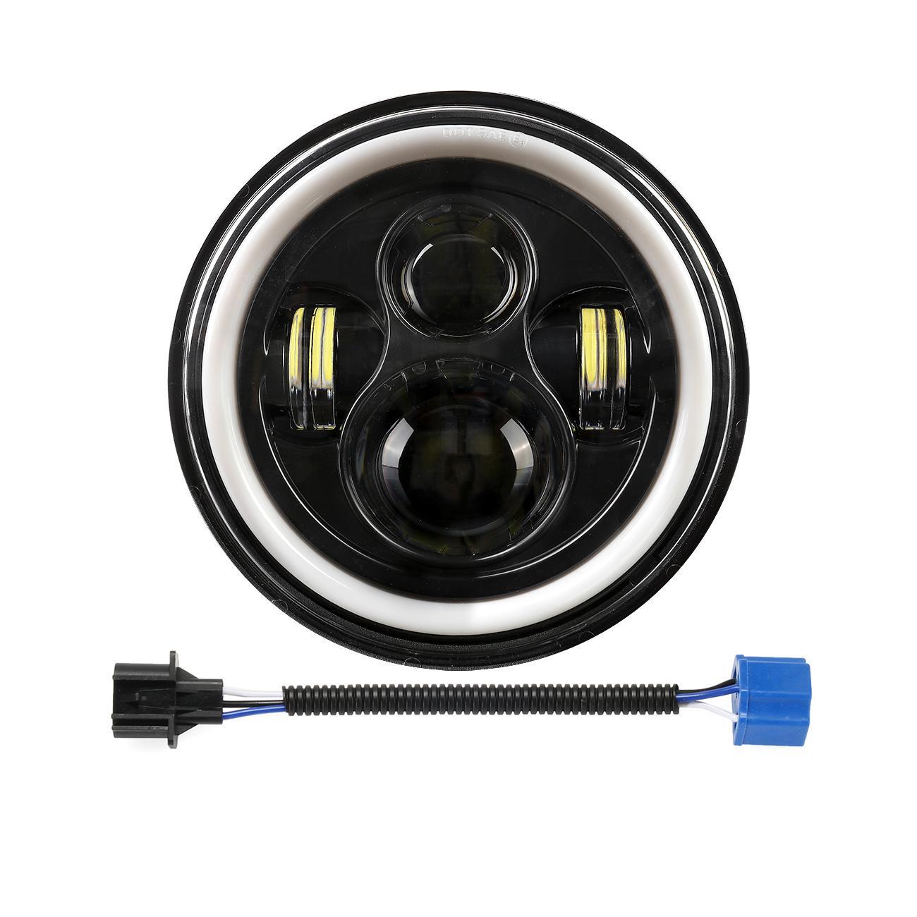 7" LED Headlight + Passing Lights For Honda Shadow ACE Spirit VT 750 1100 VTX