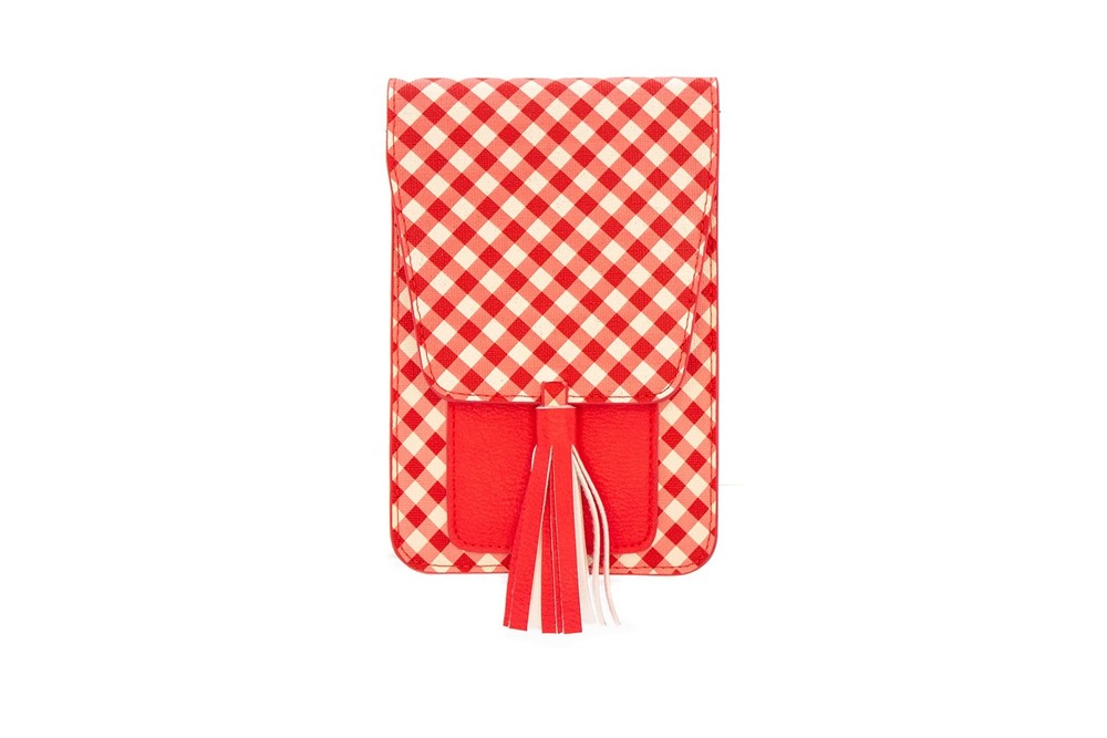 Harper Crossbody (Red Gingham)