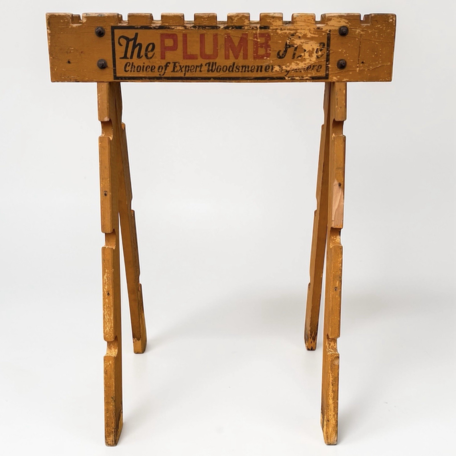 Vintage Plumb Axe Hardware Store Display Advertising Sign Hatchet Ax Lumberjack