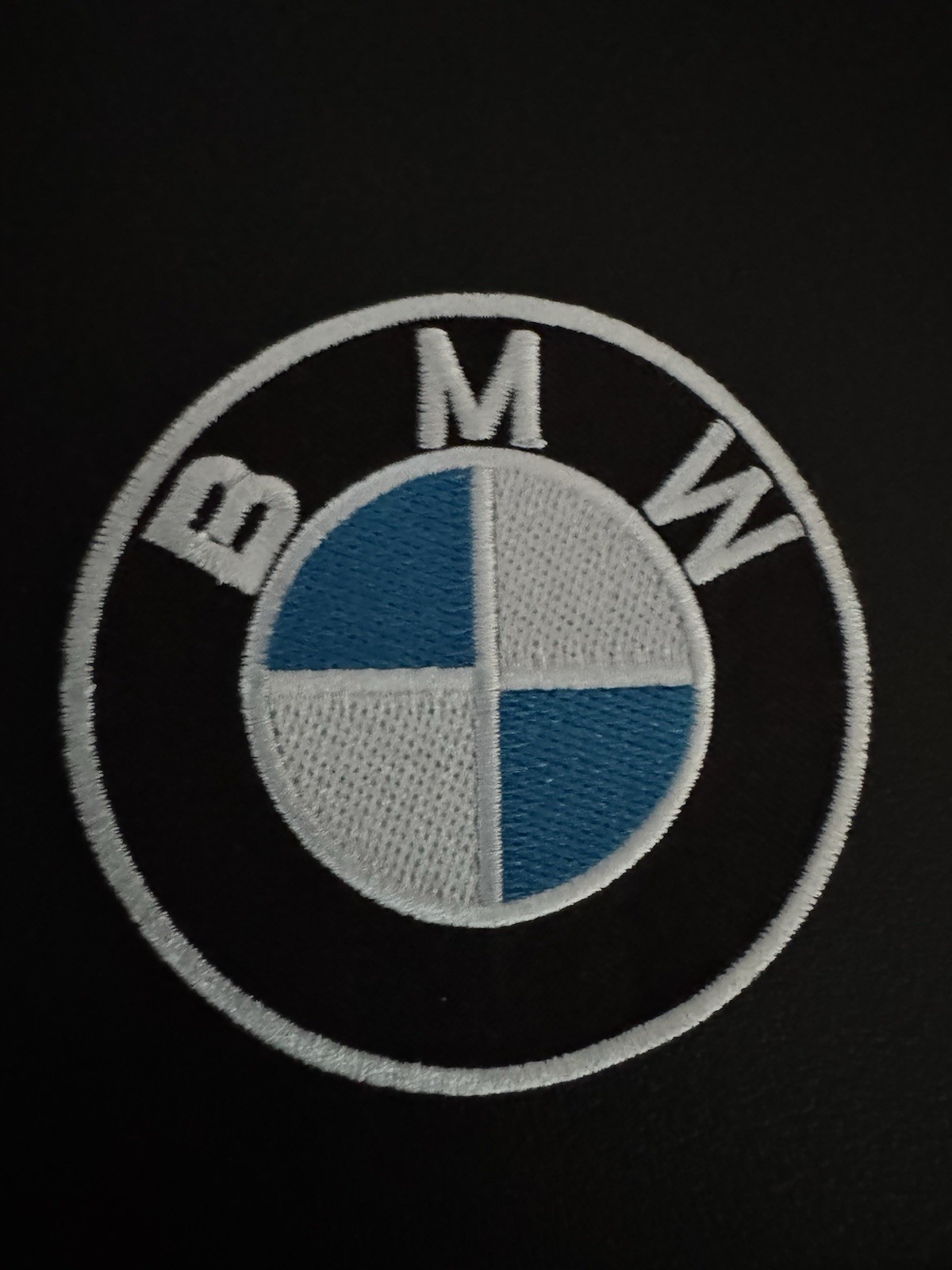 BMW OFFICIAL BADGE EMBLEM LOGO 3” PATCH EMBROIDERED SEW & IRON ON NEW OLD STOCK