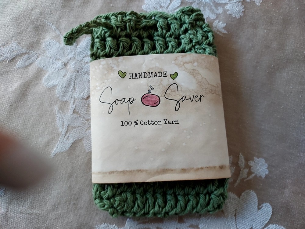 Cotton Soap Saver Pouch