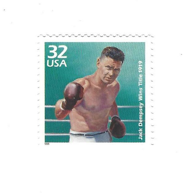 STAMP US SCOTT 3183m "Jack Dempsey" 32 CENT 1998 MNH