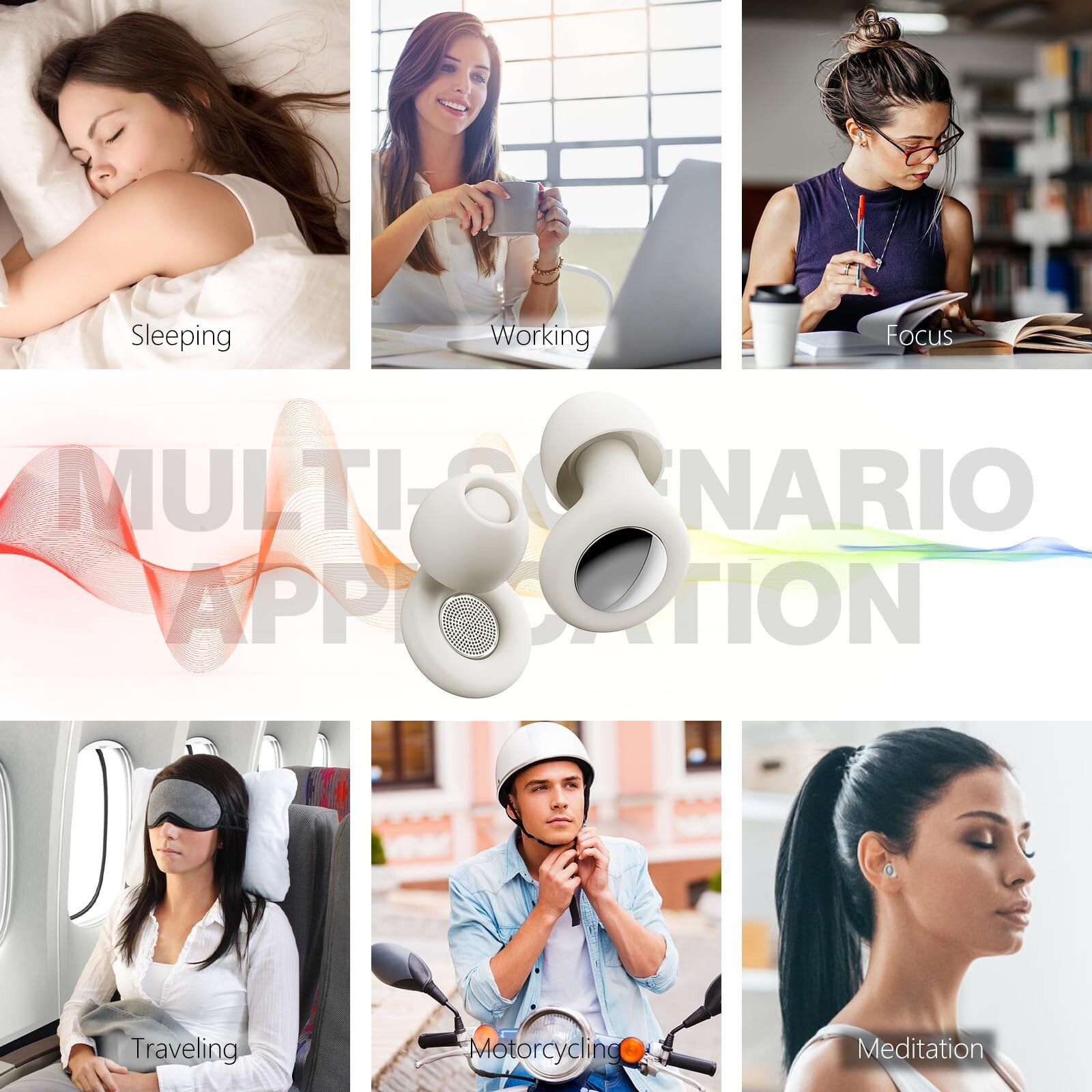 Sleep Earplugs 30dB Noise Cancelling Ear Plugs for Sleeping、Concertsz