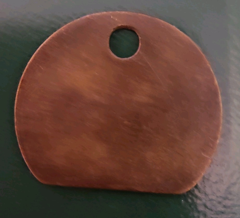 Hickleton Colliery Pit Checks Tally marked NCB Hickleton 0415