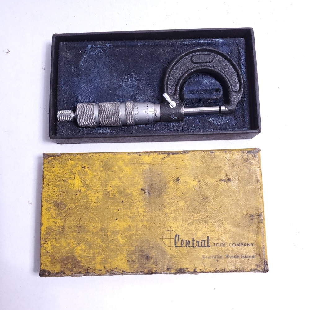 Vintage Central Tool 0" - 1" Micrometer