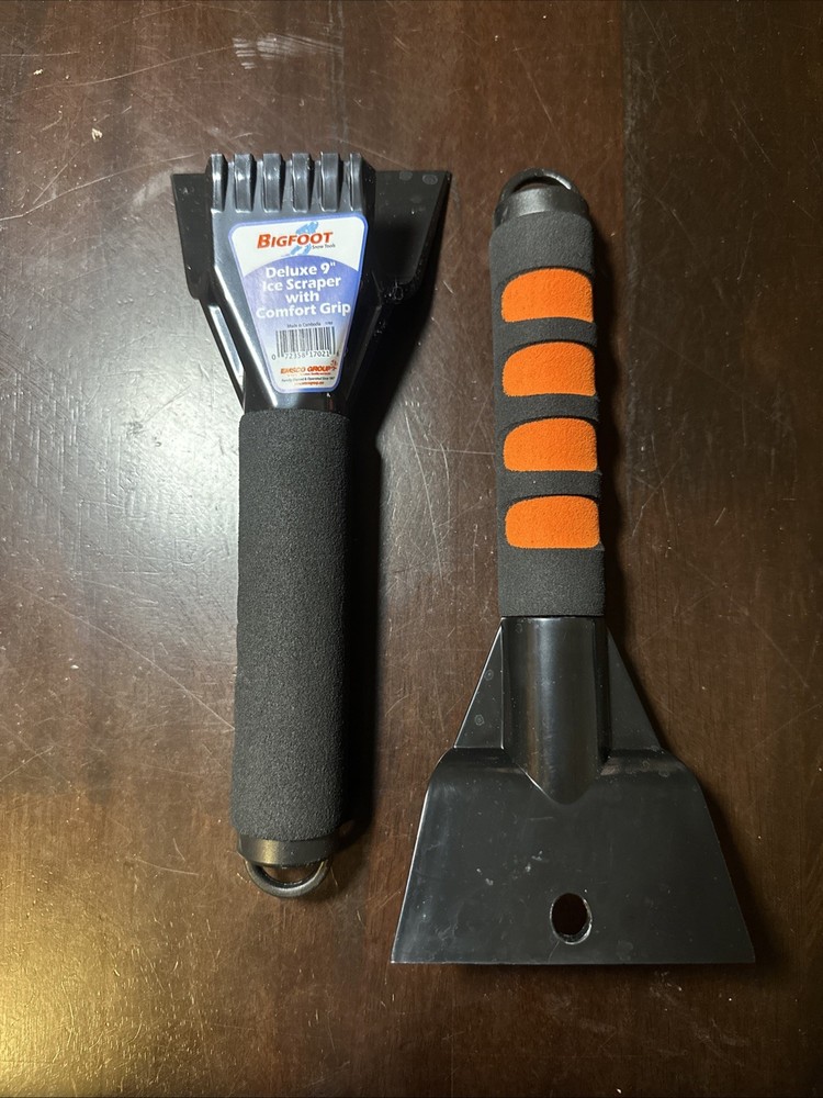 Deluxe 9” Ice Scraper With Comfort Grip