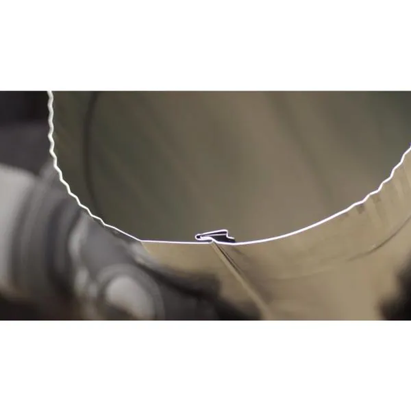 Round Metal Duct Pipe 8 in x 5 ft. Heating Cooling HVAC Crimped Galvanized Steel