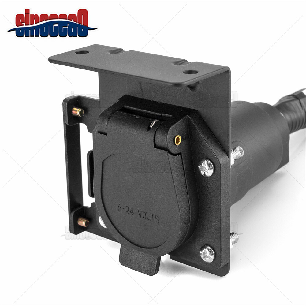 For 1999-2024 Ford F-150 F-250 F350 7 Way Trailer Wiring Harness 4 Way Flat Plug