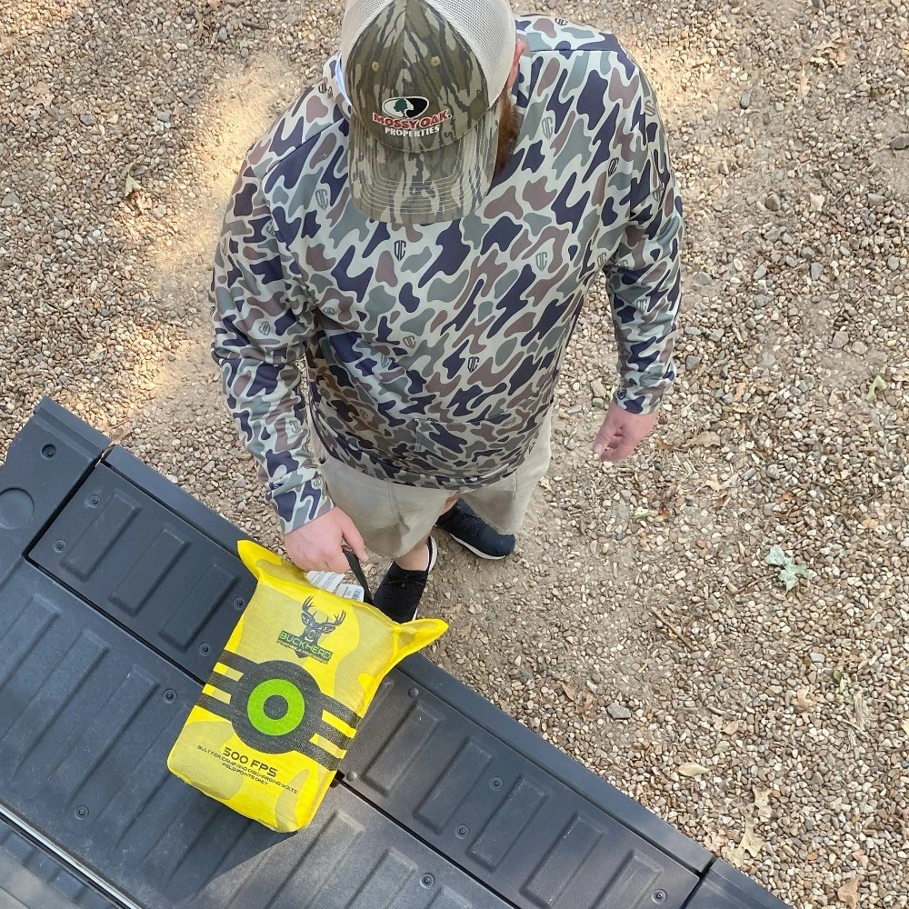 Portable Discharge Target for Shooting Practice and Training