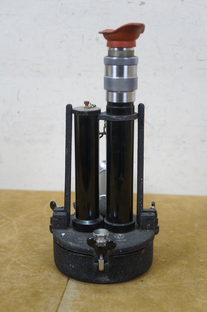 1940s Bauch & Lomb Optical Konimeter Dust Counter Microscope & Case