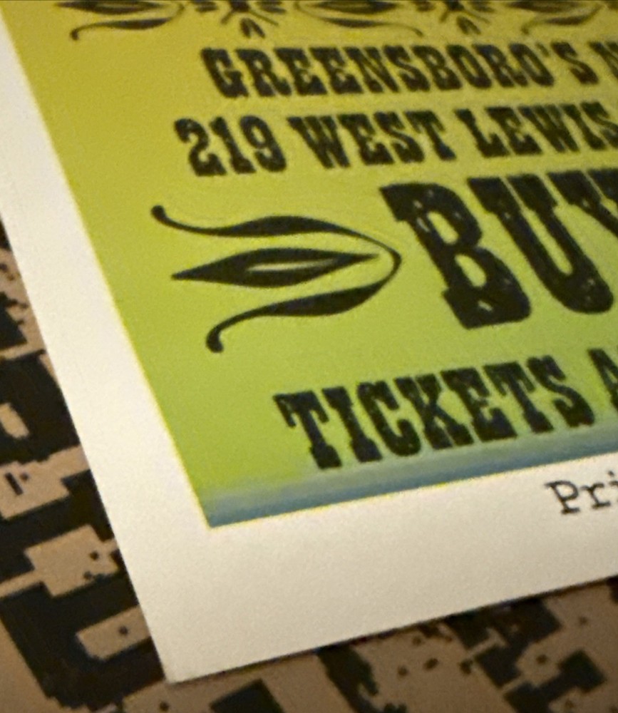 The Avett Brothers Concert Poster 2006 3 Night Run May 11-13 Greensboro NC