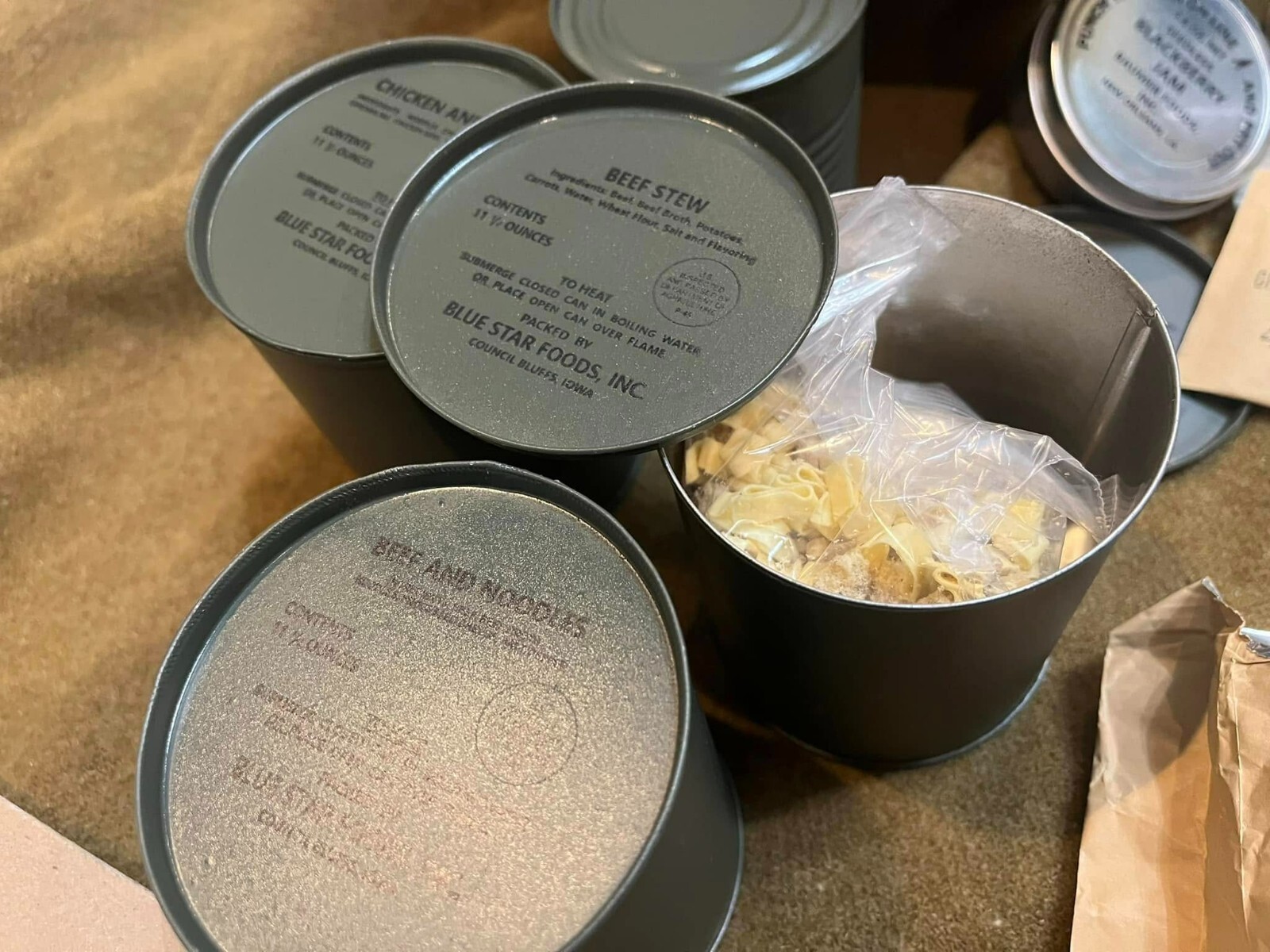 US Korean War Ration, Combat, Individual - Fully Edible Reproduction Ration