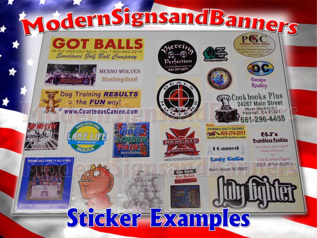 250 5x5 Custom Printed Full Color Outdoor Vinyl Car Bumper Sticker Decal Die Cut