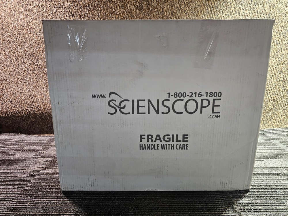 Sciencescope Stereozoom Microscope,8-50X, New 10X e/p