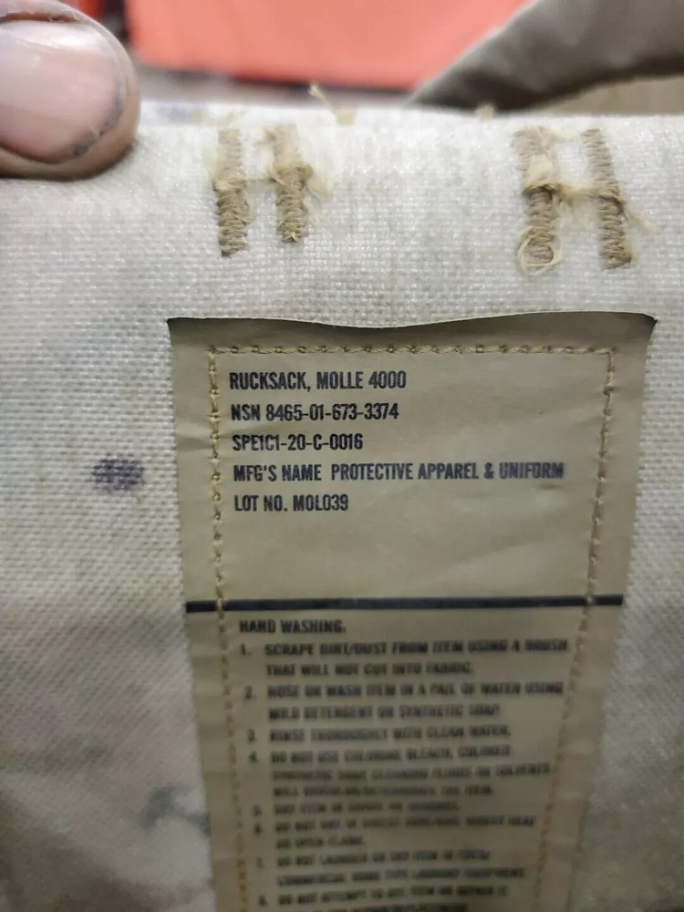U.S. Army MOLLE 4000 Airborne Rucksack