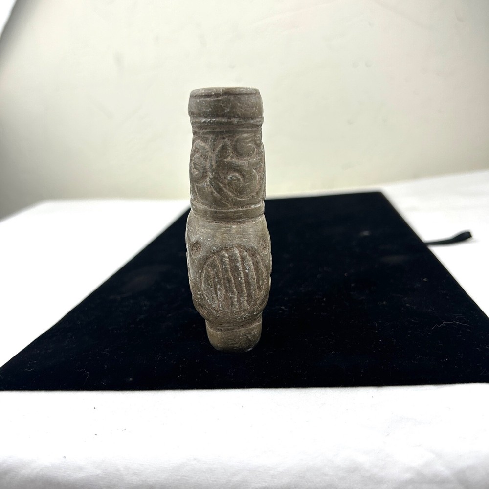 Ancient Indus Valley Stone Carved Bottle or Vase