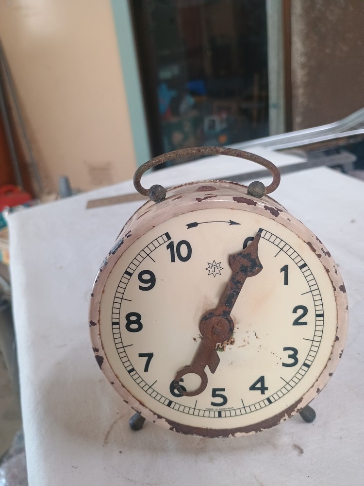 Antique Vintage Junghans Kitchen 10 Minute Timer Clock