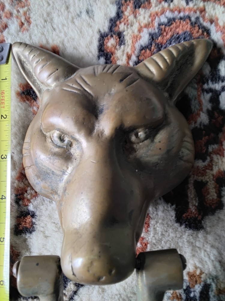vintage fox doorknocker
