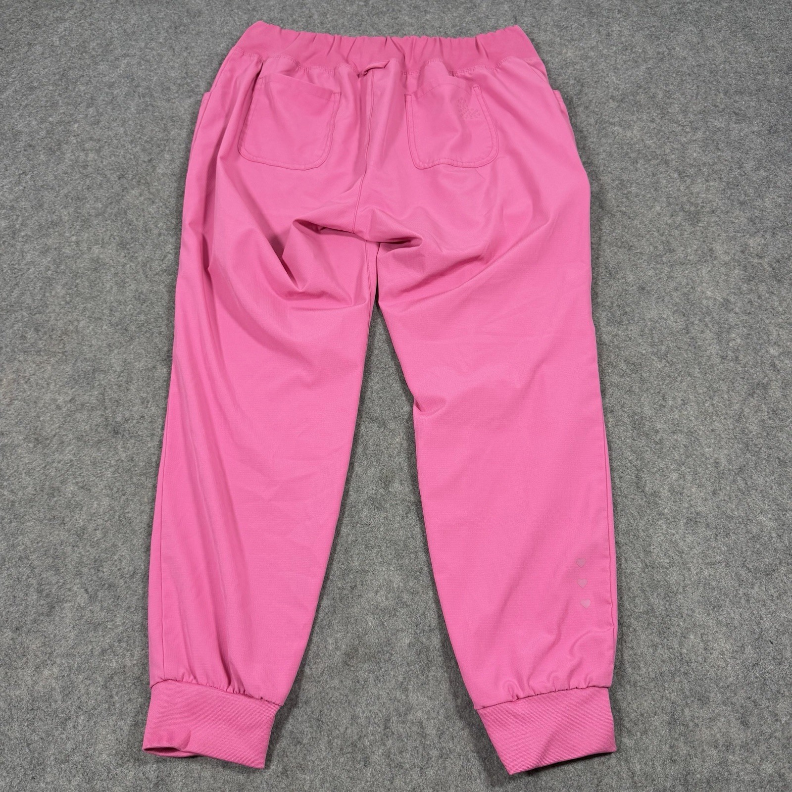 Heart Soul Scrubs Pants Women's Size Large Petite (Actual Fits W34xL29) Hot Pink