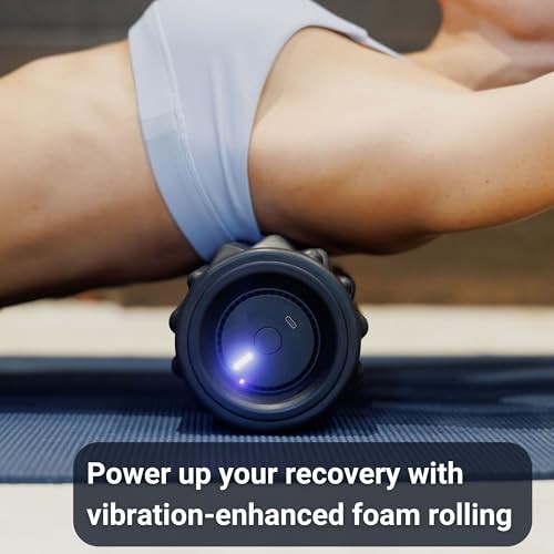 VibePro Vibrating Foam Roller - 5-Mode Vibrating Massage Roller for Flow