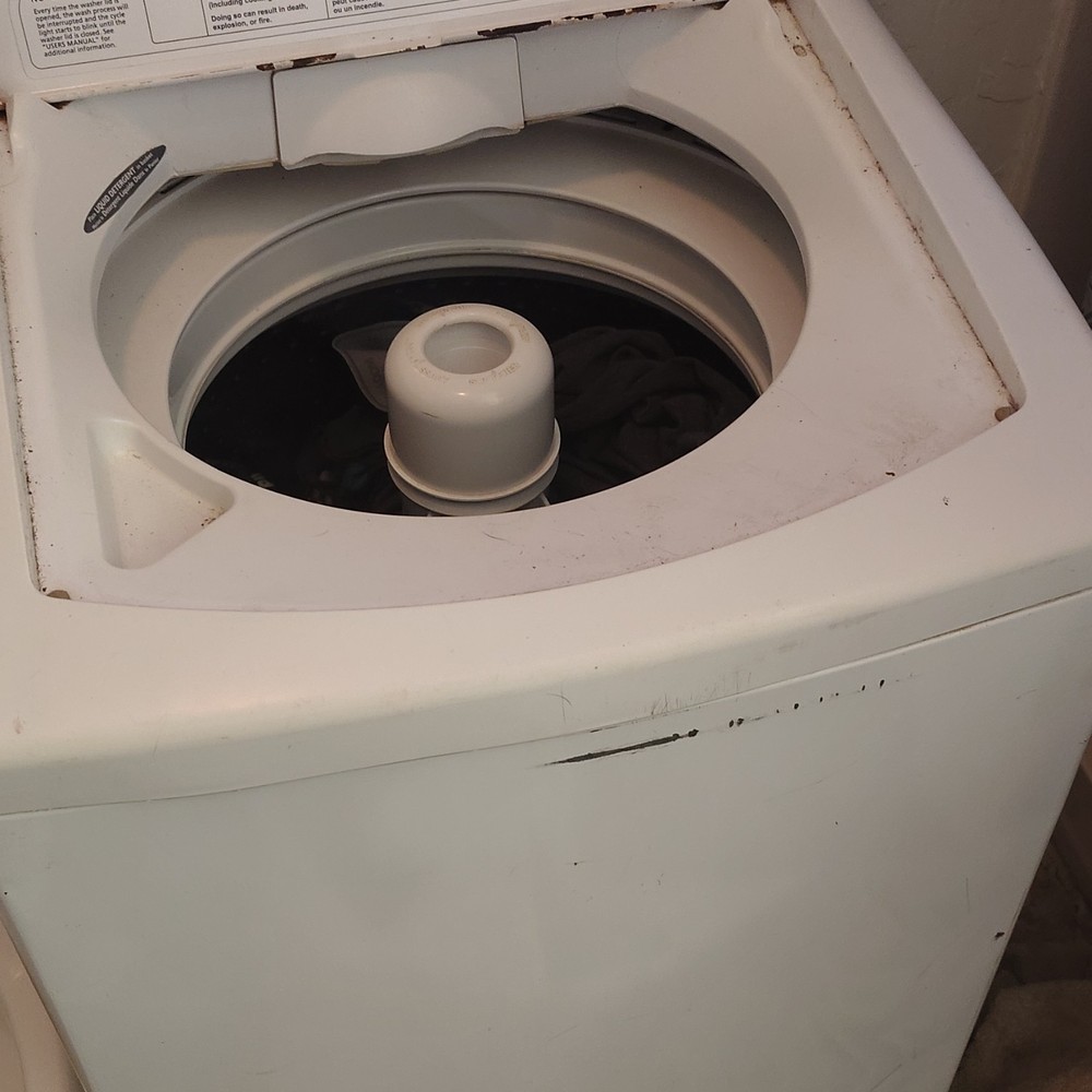 Whirlpool White Top-Loading Agitator Washing Machine Electric Freestanding