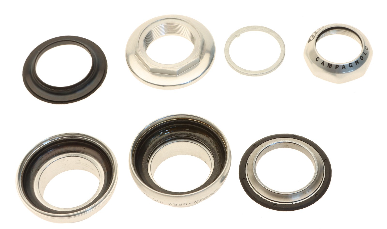 Campagnolo Record Headset HS7-RE 1" Threaded Silver 2007 NEW NOS