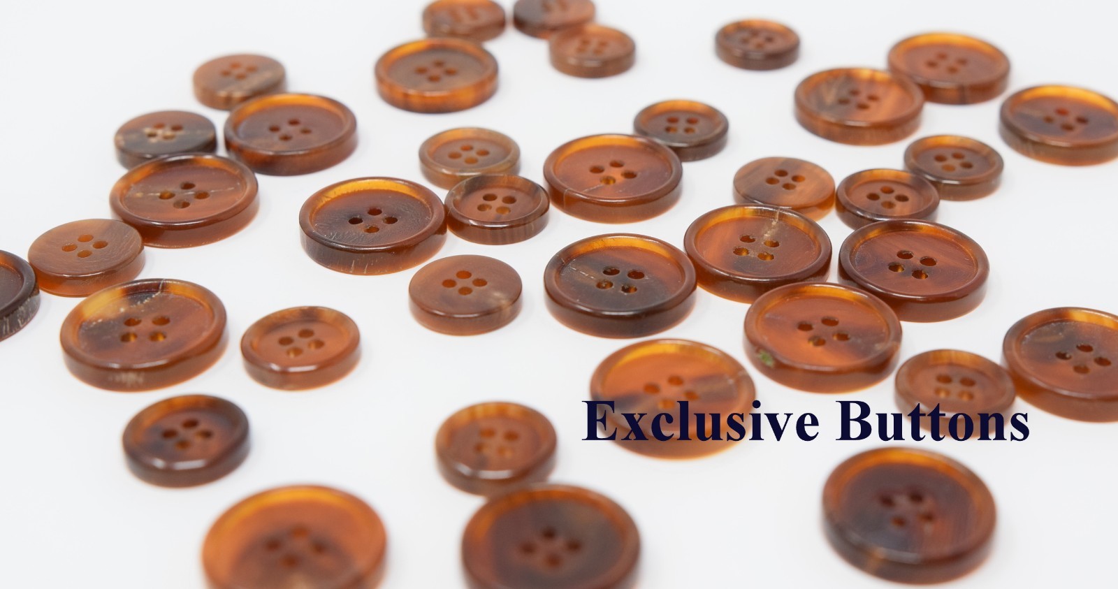 High Quality Brown Genuine Horn Buttons For Suit, Blazer, or Sport Coat