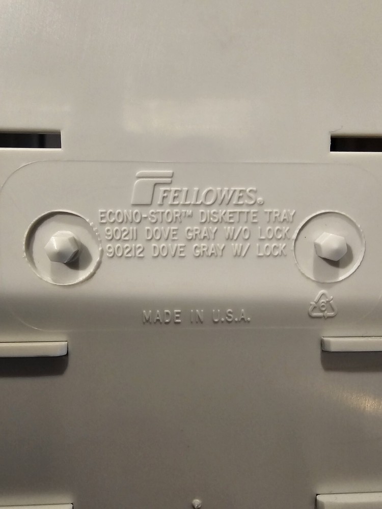 Fellowes Econo-Stor 3.5" Floppy Disc Diskette Tray