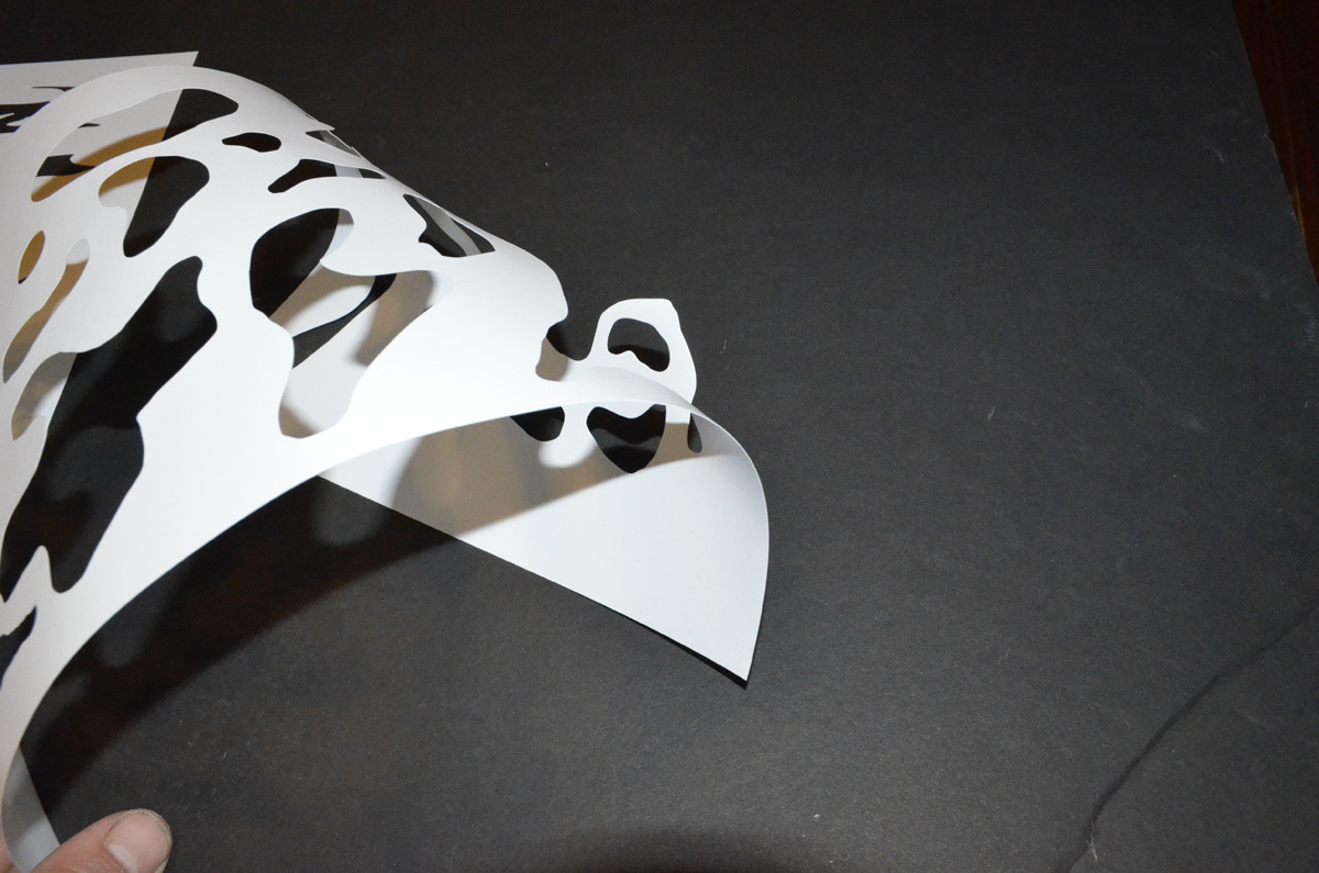 Multicam Vinyl Airbrush Camo Spray Paint Stencils 14" 10 Mil