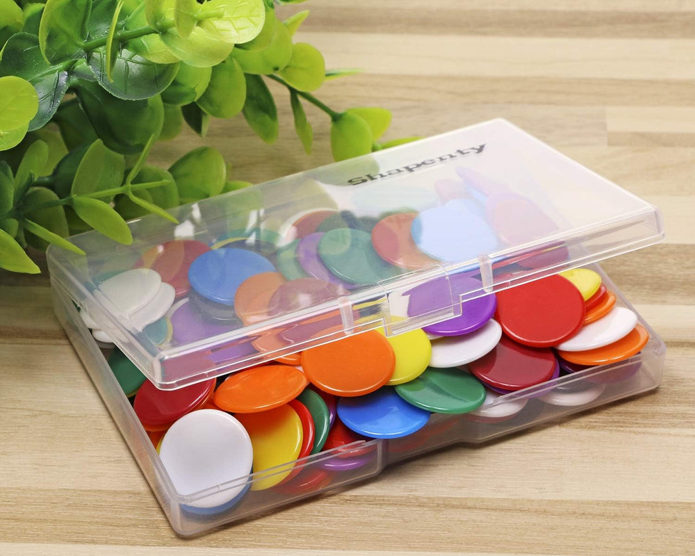 3/4Inch / 19Mm Small Plastic Learning Counters Disks Chip Counting Discs Markers