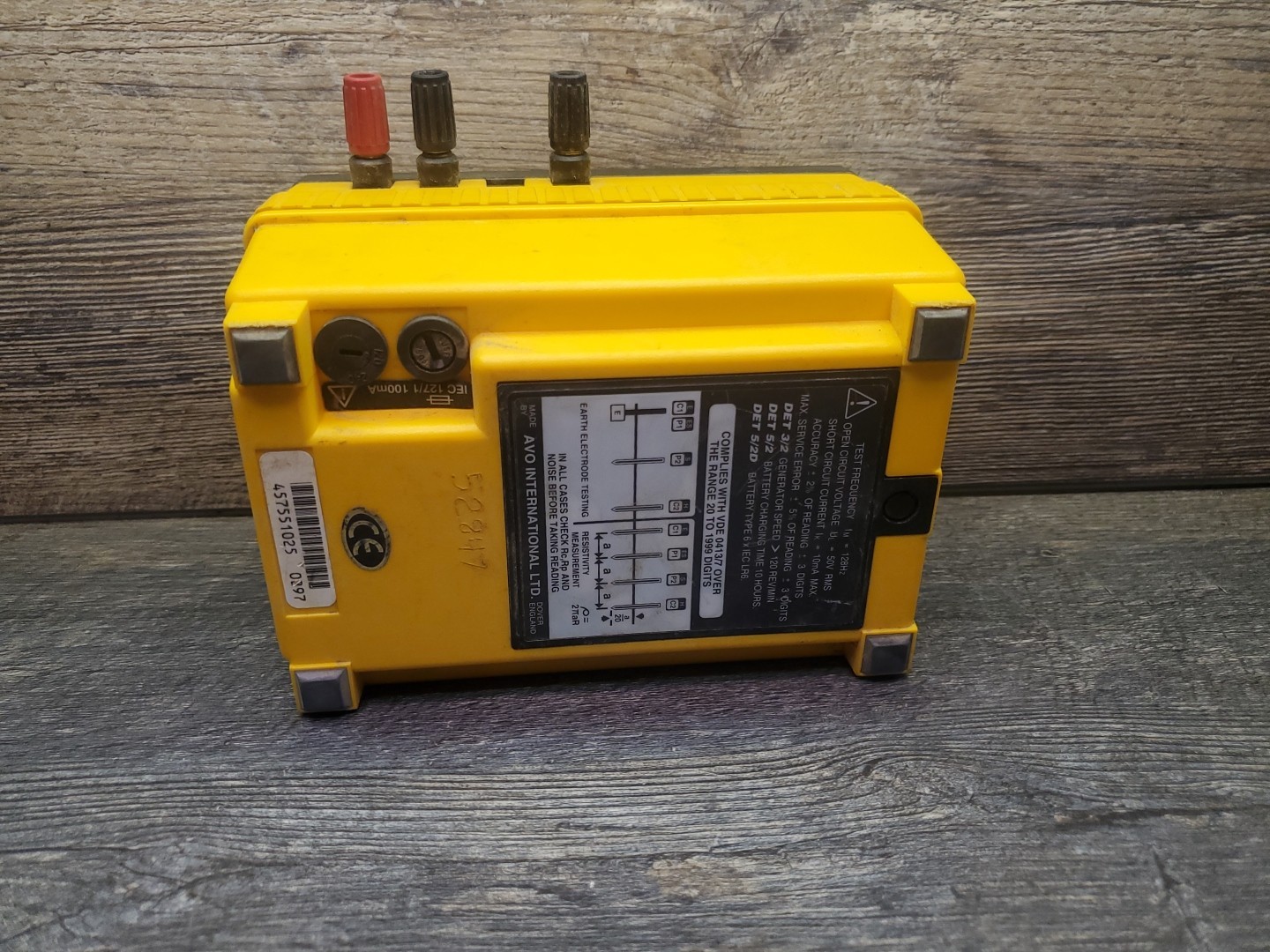 MEGGER DET5 / 2 EARTH TESTER - No Accessories