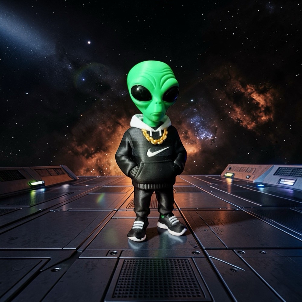 Alien Figurine 3 D Print