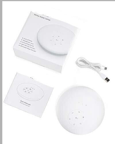 Gladle White Noise Machine with Night Light GL-LT015