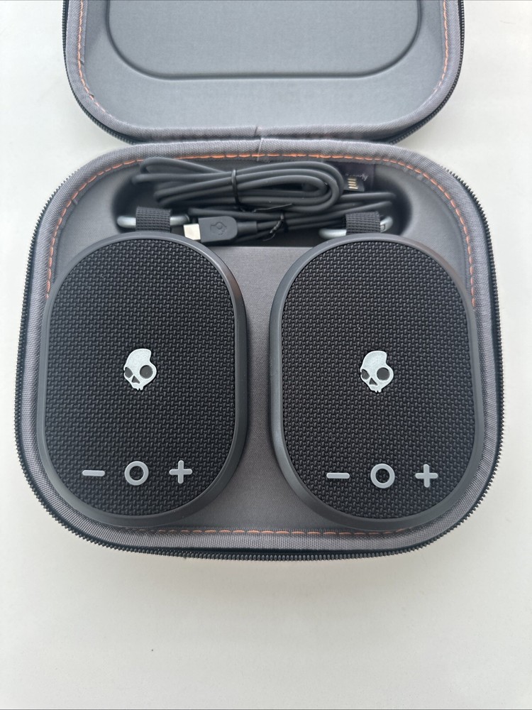 Skullcandy Kilo Wireless Bluetooth Speaker with Case Bundle, 2-pack